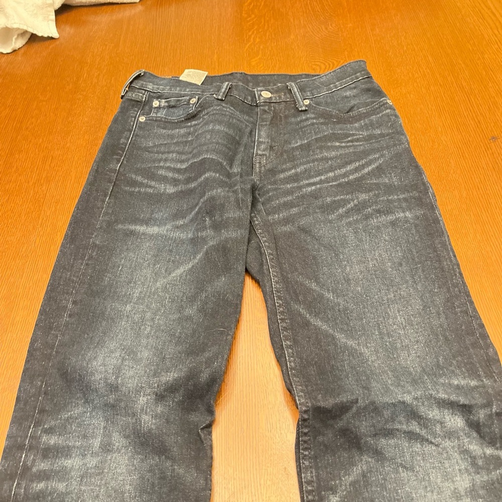 Classic black and white Levi’s Denim Jeans